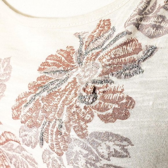 Lucky Brand Embroidered Top NWOT - Picture 3 of 10